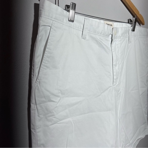 Open Edit Stretch Cotton Skinny Chino Shorts in White Men’s Size 38W - Picture 2 of 10